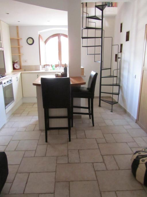 Dove Cote Kitchen and Living Space