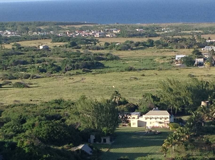 A view of the northern side of the island.