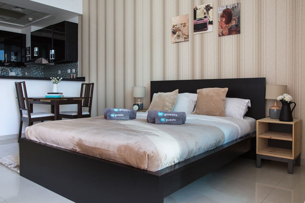 Lovely comfy bed