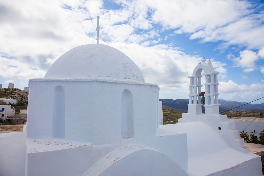 The church besides our house / Εκκλησία δίπλα στο σπίτι μας