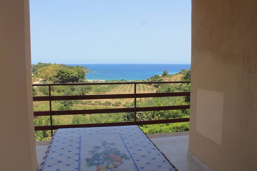 Terrazzo vista spiaggia