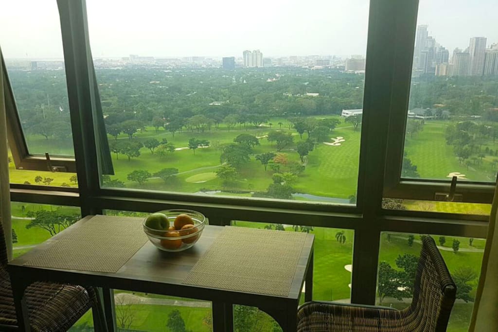 Eating the view