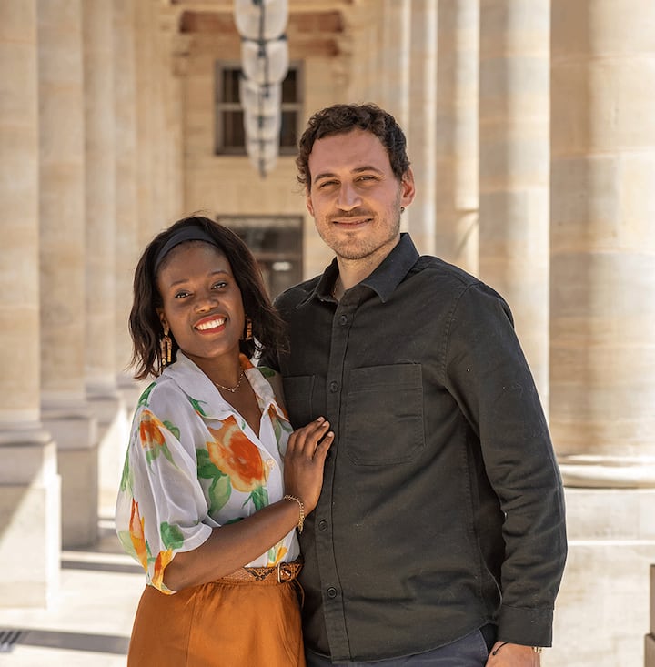 Picture of Clarysse and Arthur, co-Hosts in Paris, France