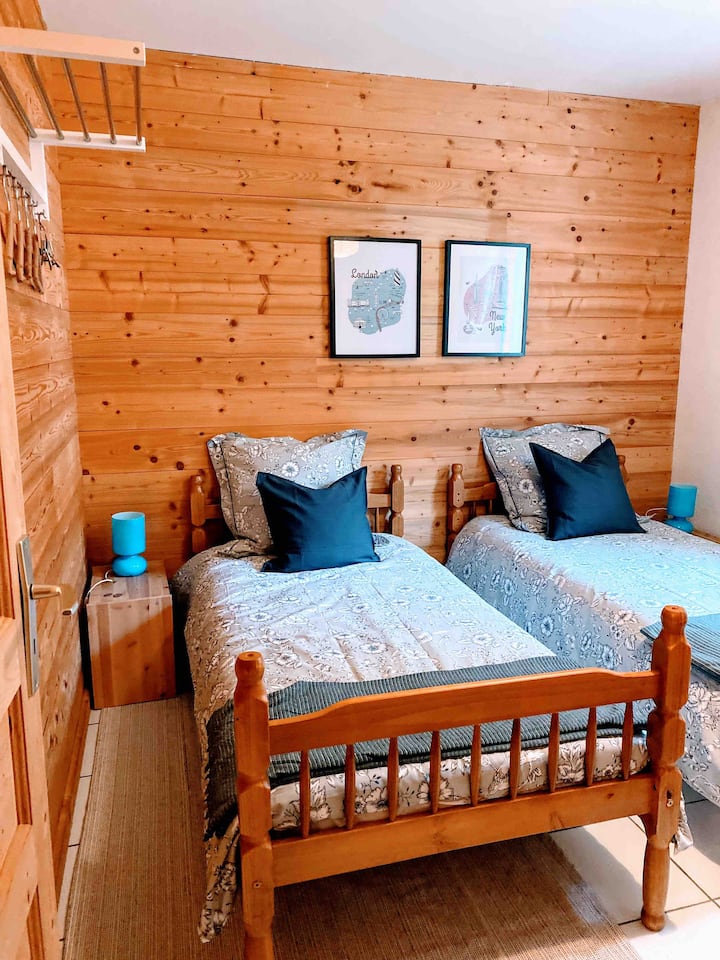 Chambre avec lits jumeaux