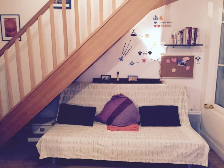 Salon with sofa
