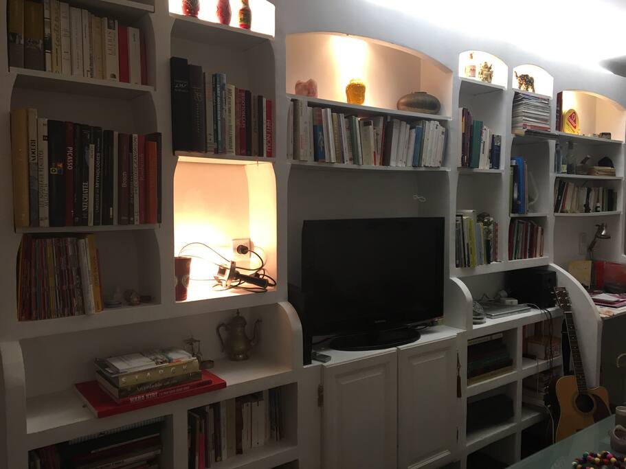 Bibliothèque salon