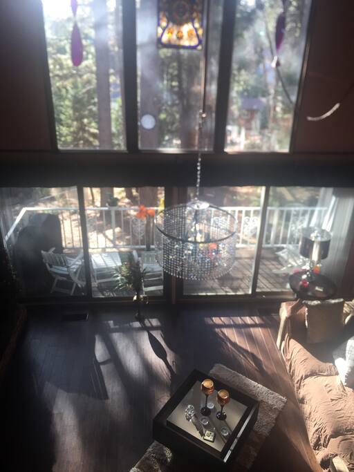 Living and balcony