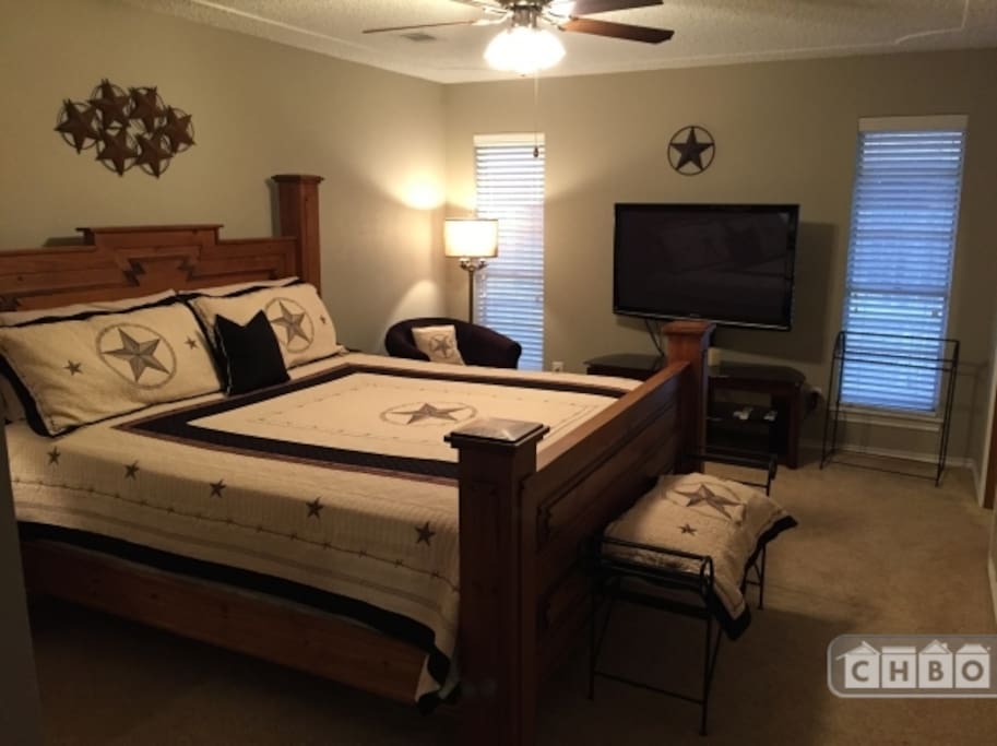 Master Bedroom with King bed