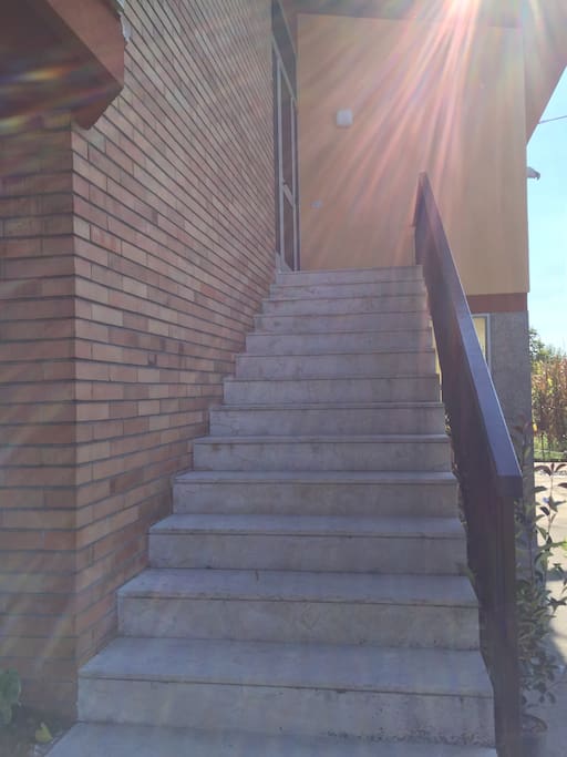 Stairs to the main floor