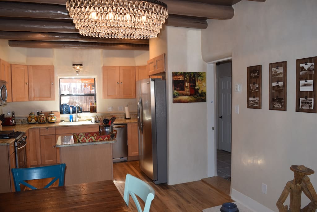 A well equipped Kitchen in the main house with a dishwasher.