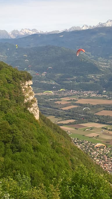 vue du Plateau sur la Vallée
