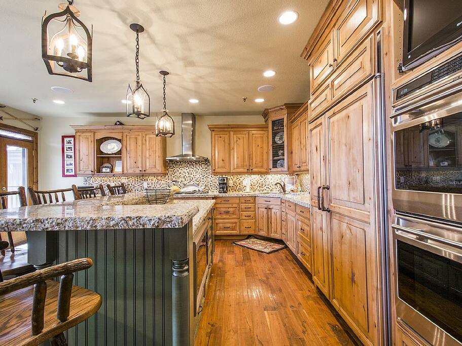 Another view of the Gourmet Kitchen. Fully stocked with everything you'll need.