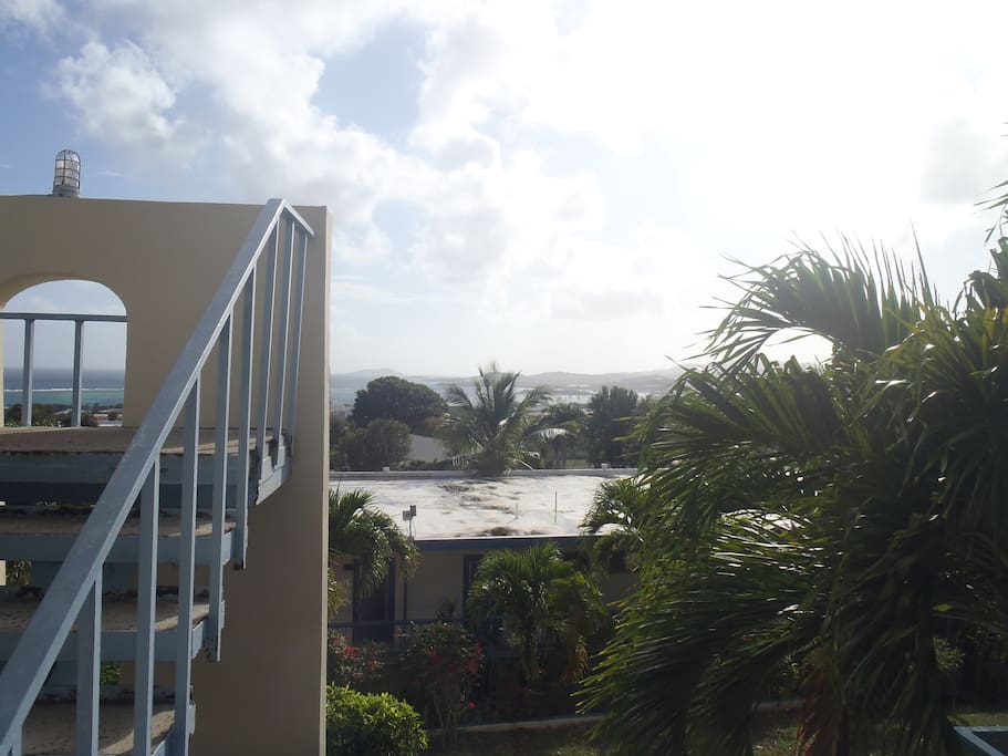 Views of Buck Island are yours every morning.