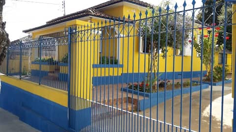 House with Green Yard