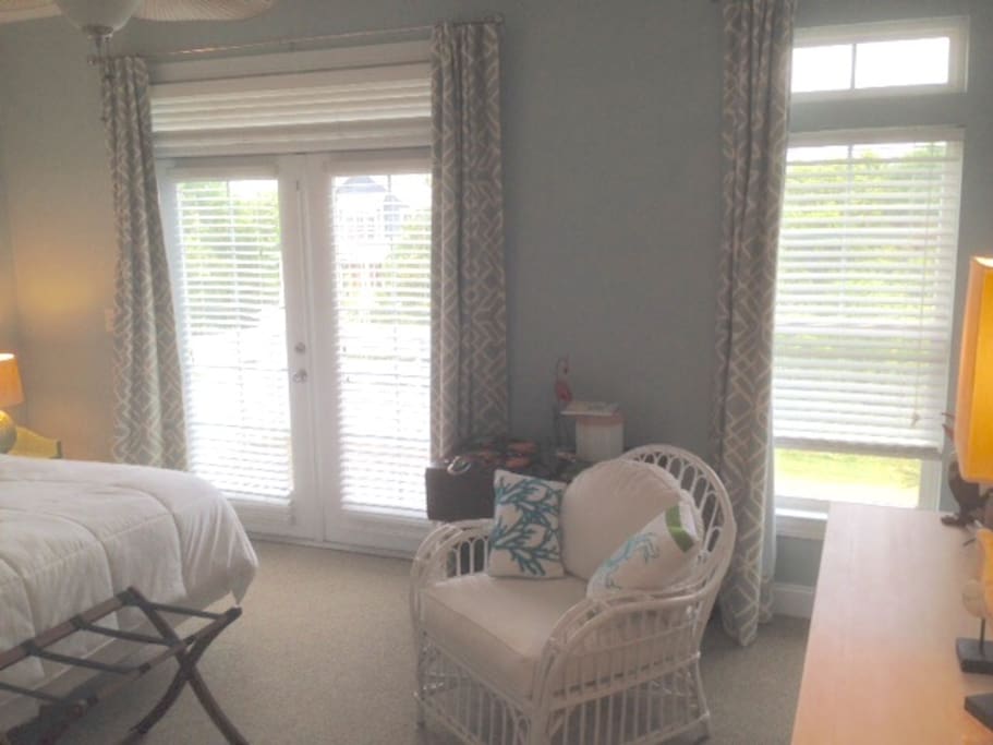 2nd Floor King Master Bedroom with own Deck