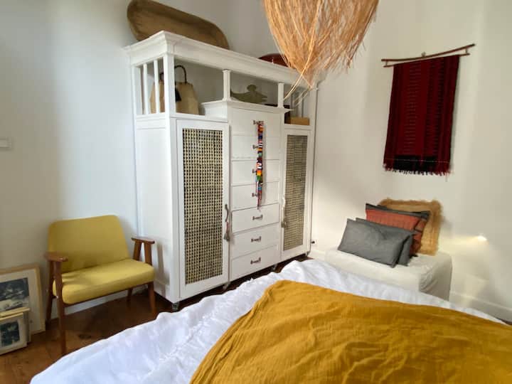 غرفة النوم السفر بسرير مزدوج 