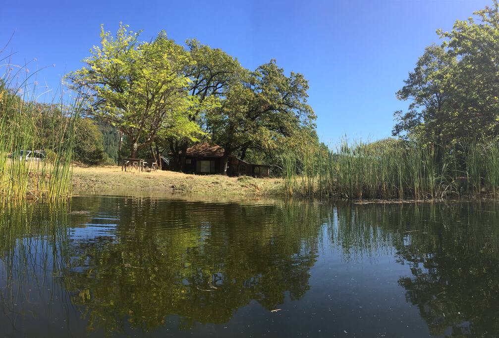 Breathe in some of the states cleanest air by strolling around the pond