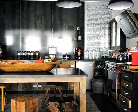 Industrial Design Apartment with Outdoor