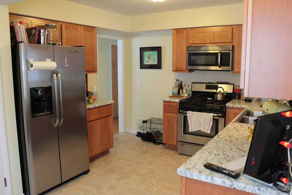 The kitchen.