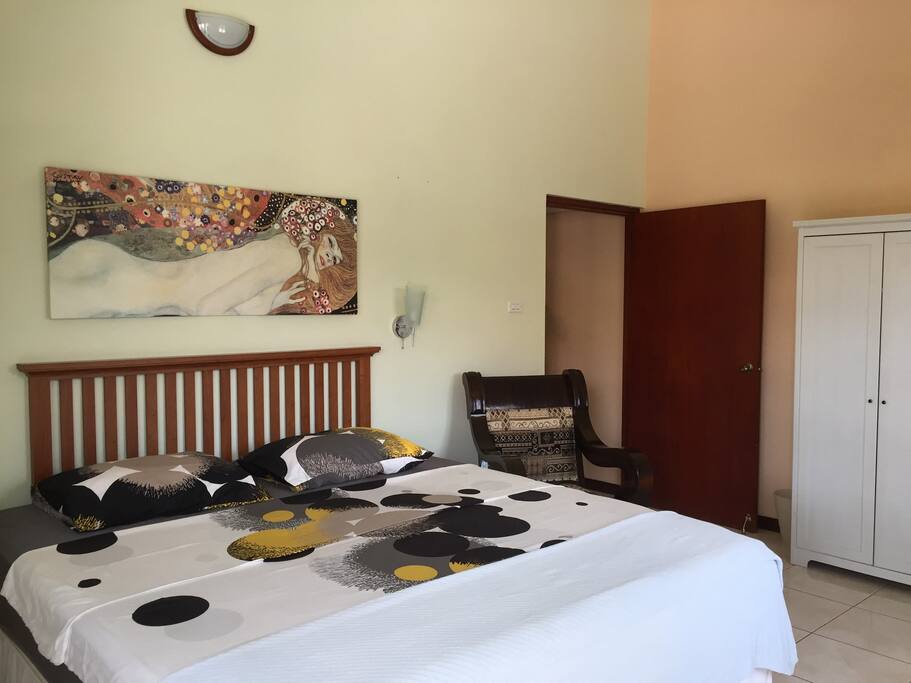 Spacious bedroom
