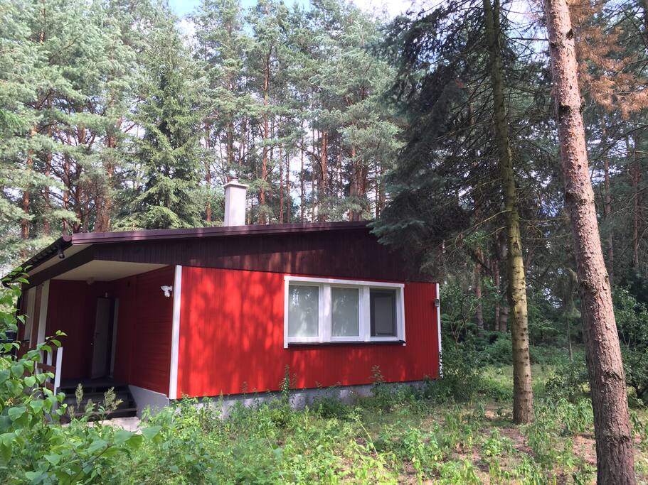 West view of the cottage.