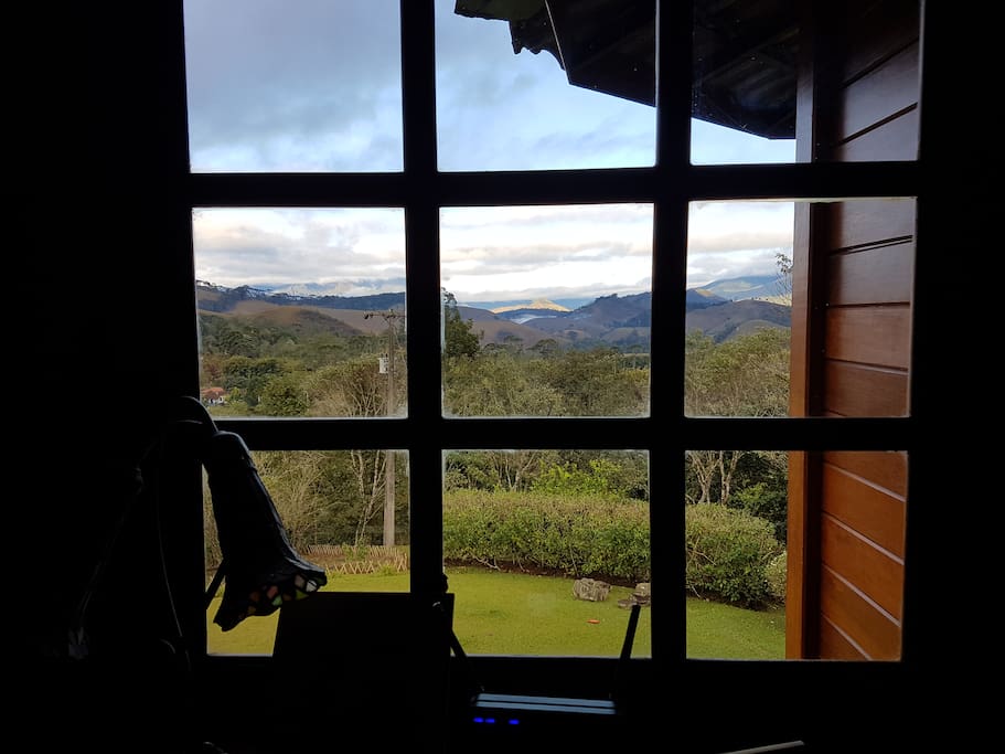 View from second floor - Mountains