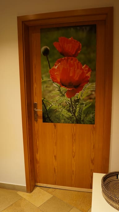 Der separate Eingang in die Wohnung