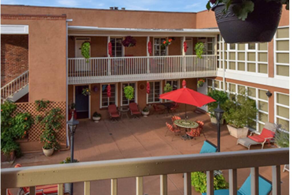 Interior courtyard