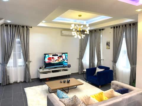 Entire 4 bed Semi Detach Duplex  Ikota GRA, Lekki