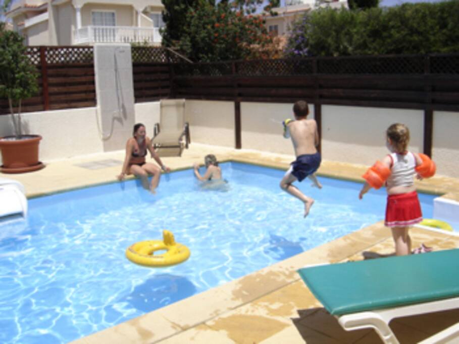 Family Fun In The Pool