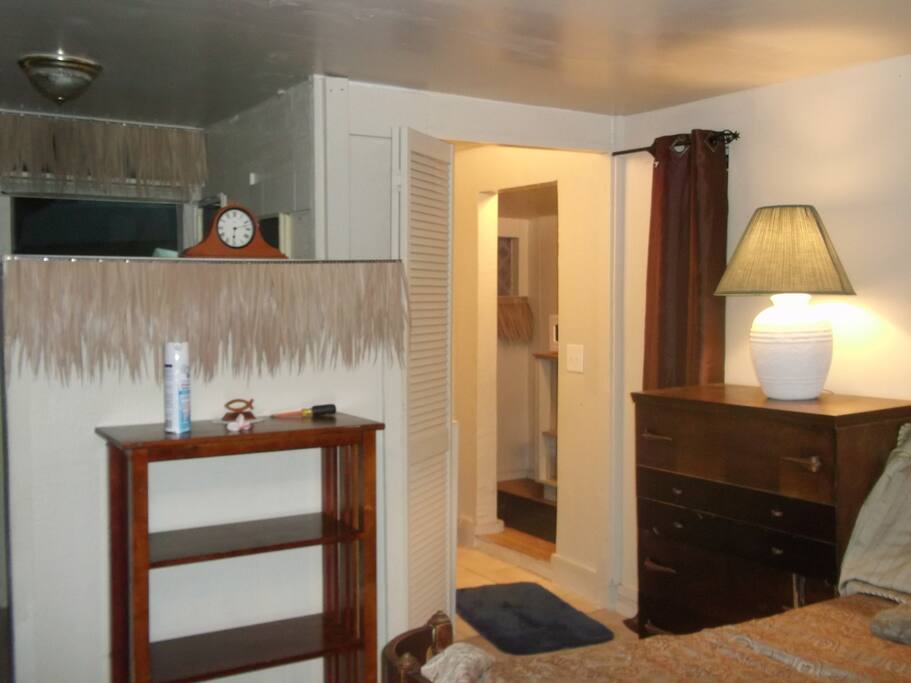 This is the entrance to the kitchen.