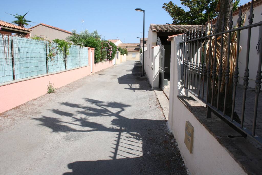 Impasse tranquille ou se trouve la maison