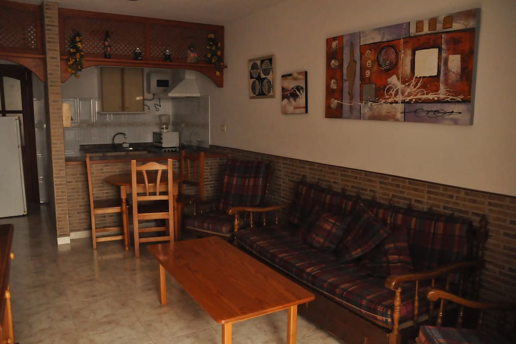 Living Room and Kitchen
