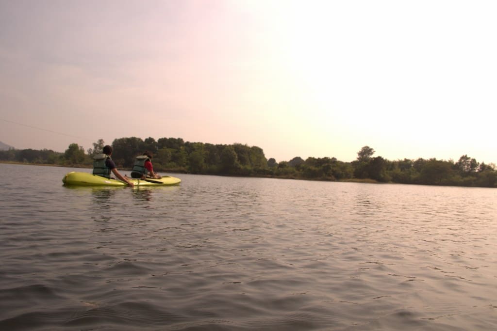 Kayaking in Lake