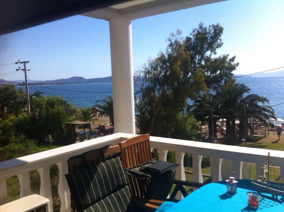 WONDERFUL VIEW OF THE AEGEAN BALCONY !!!