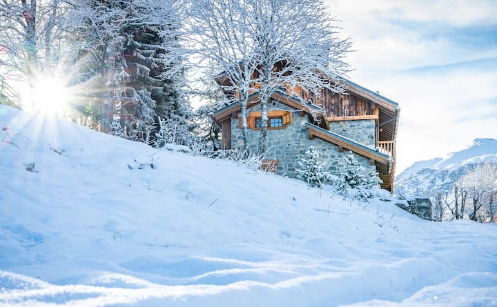 Unique Luxury Ski-in/out Meribel Centre: "Bambis" - Les Menuires