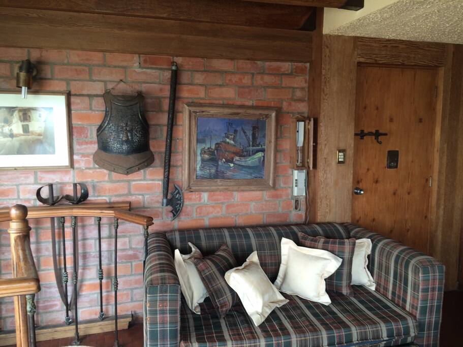 small living room in the second floor