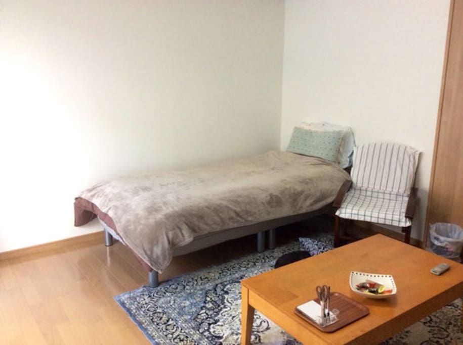 One of the beds