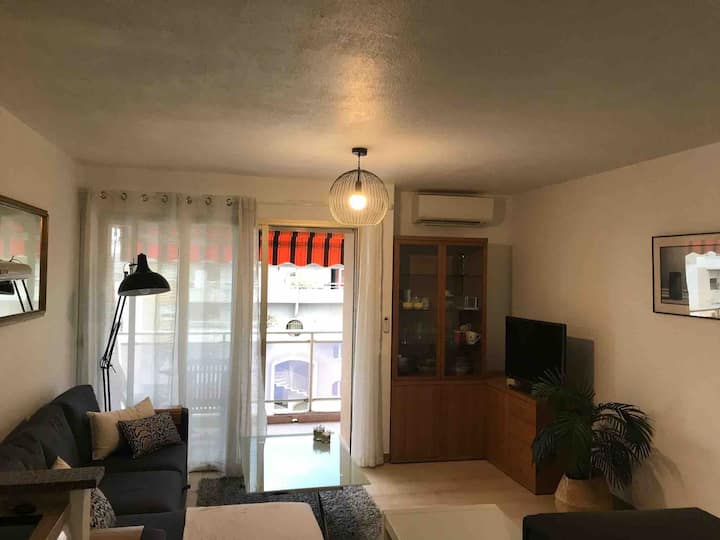 Studio 2juan Les Pins 100 M Mer Plage Piscine Clim - Juan les Pins