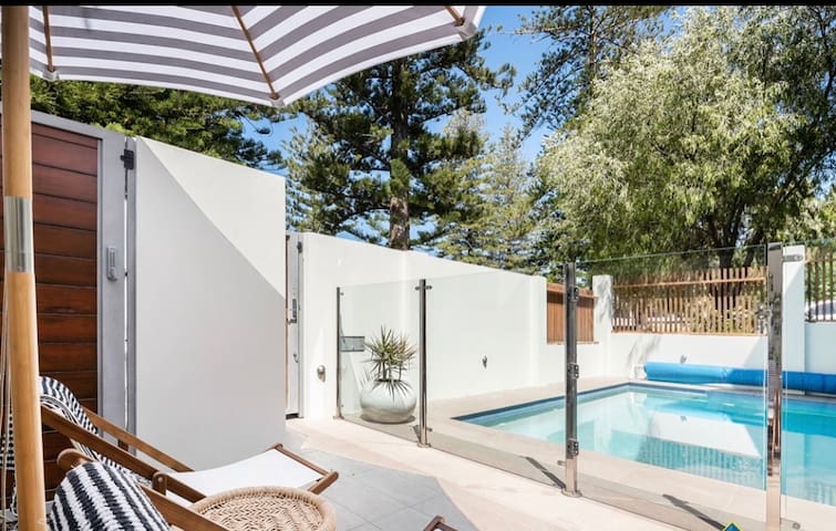 Stunning beach house metres from the beach.