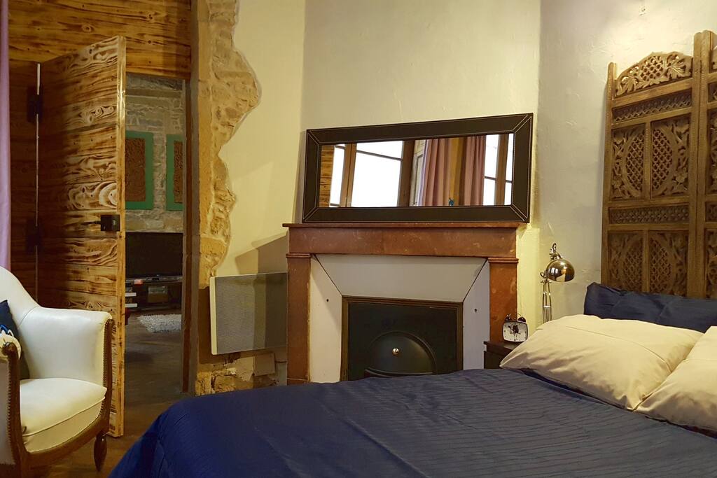 The master bedroom.
