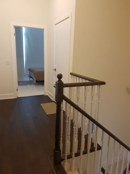 Upstairs leading to bedrooms and laundry