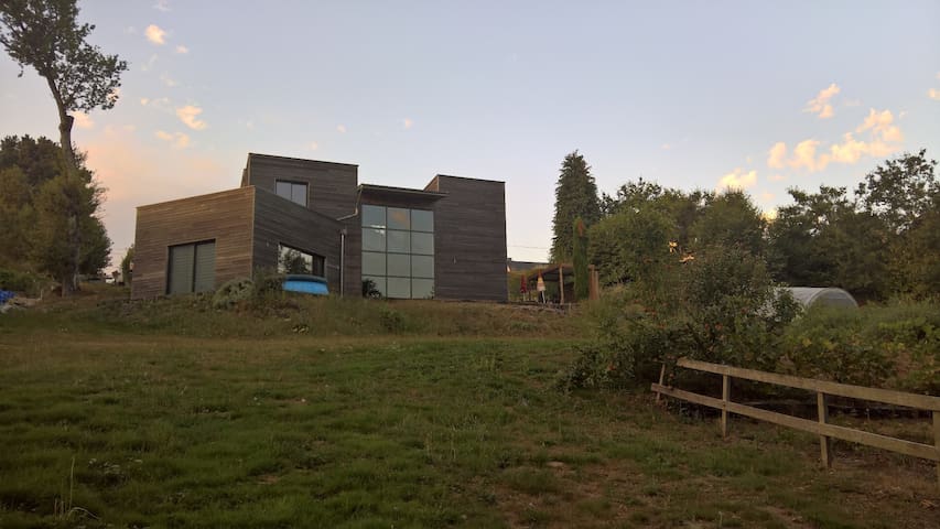 Maison contemporaine en bois