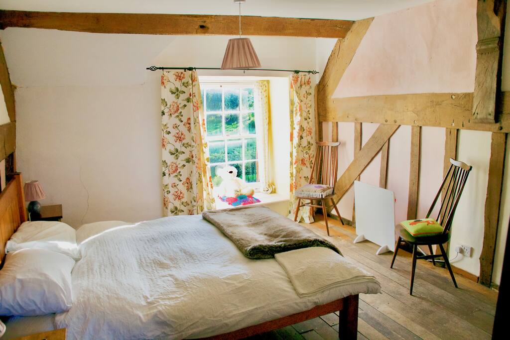 Your bedroom is on the 2nd floor and, sorry, but this ol' house has no lift
