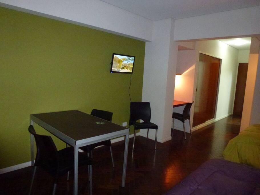espacio de trabajo, ocio, actividades varias