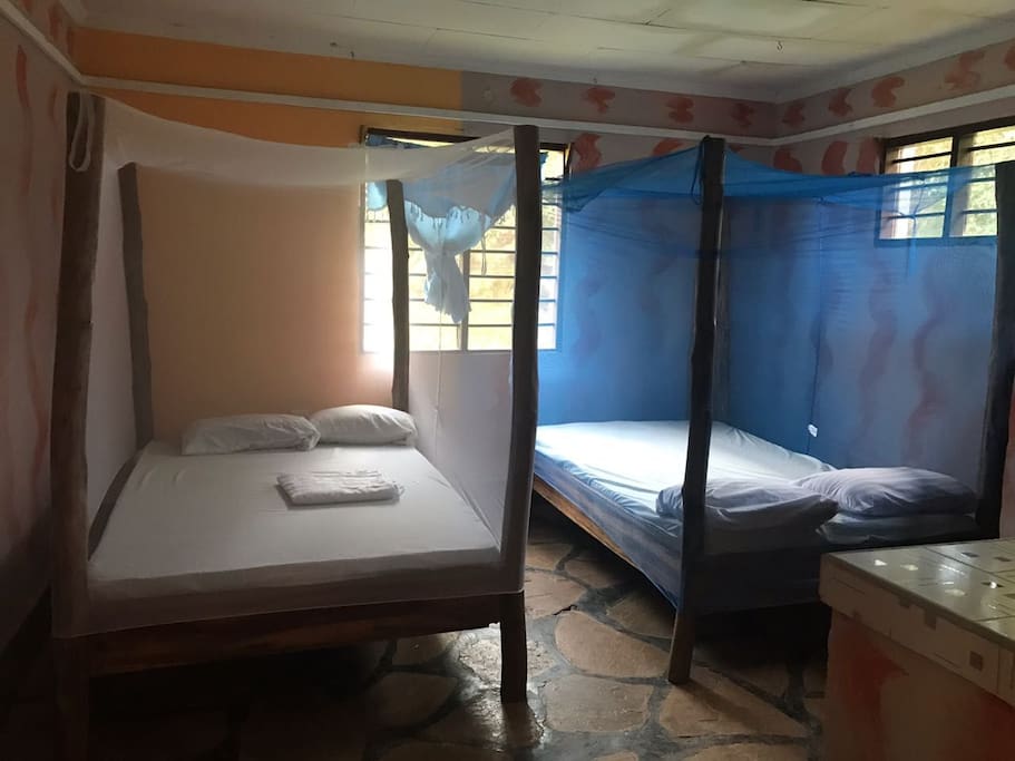 Double twin bed
