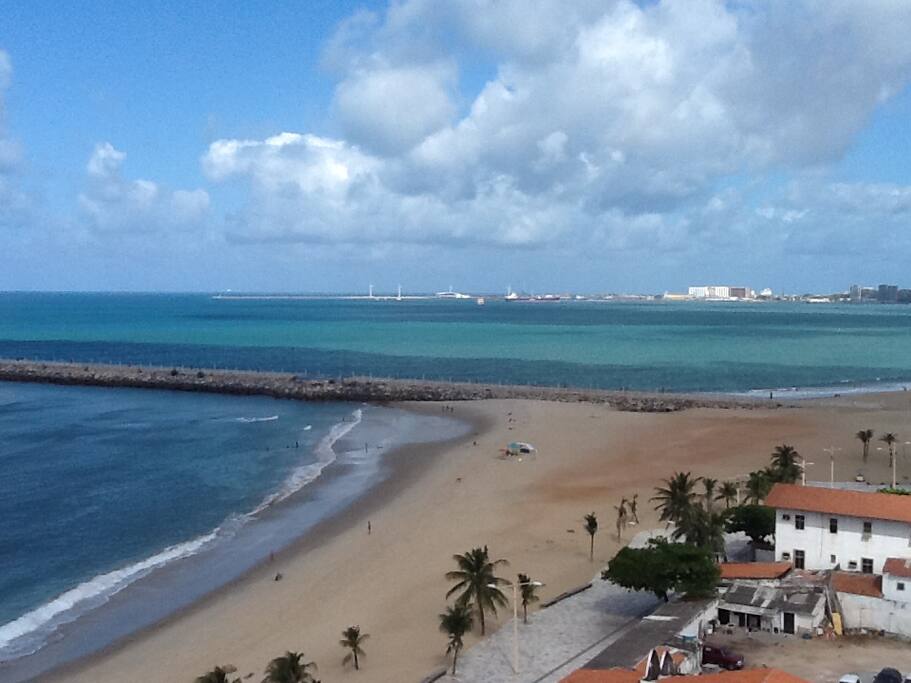 Vista da suite...do janelão lateral