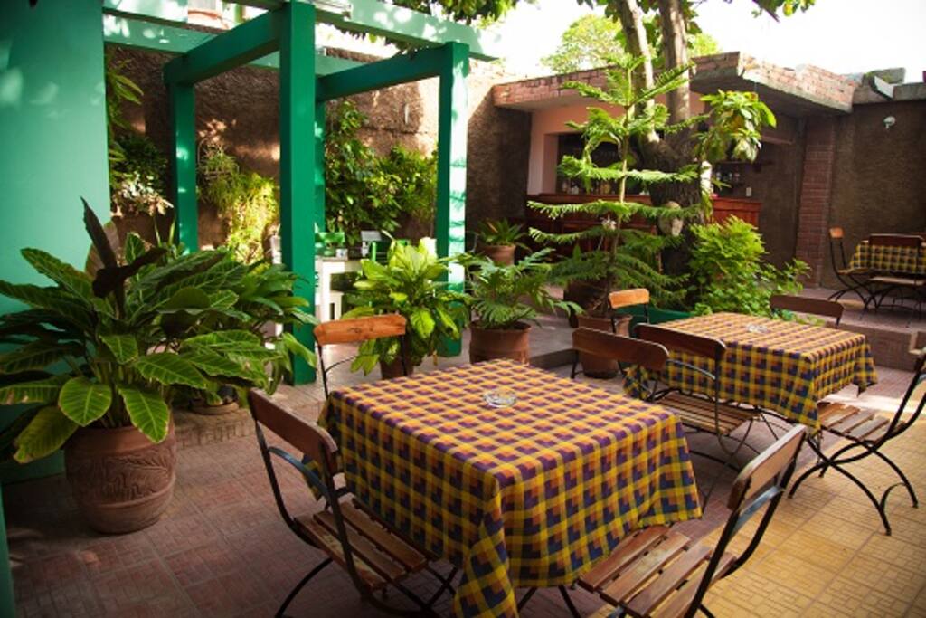 Dinner available at the backyard