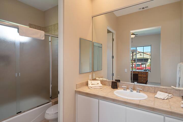 Office is accompanied with private bathroom 