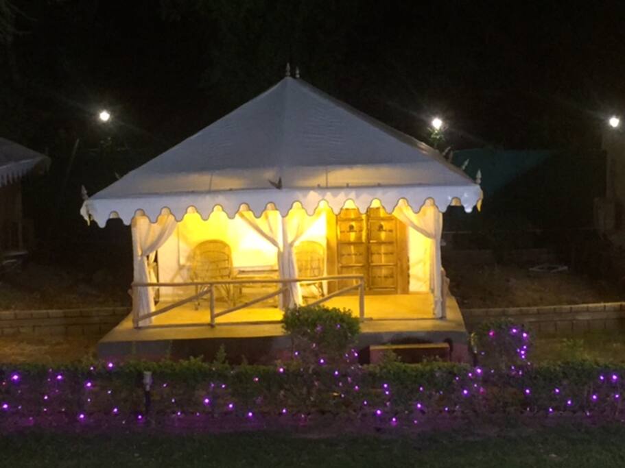 One of the tents